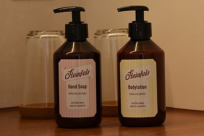 Handseife und Bodylotion